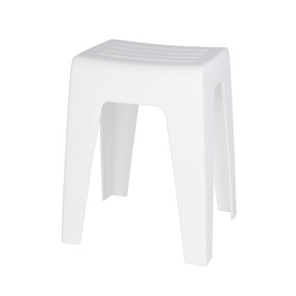 WENKO 22943100 - Banqueta KUMBA 38x47 cm branca