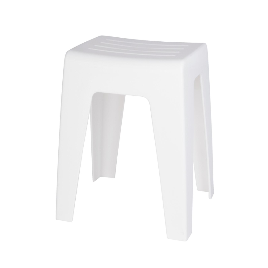 WENKO 22943100 - Banqueta KUMBA 38x47 cm branca