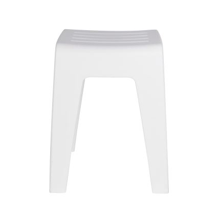 WENKO 22943100 - Banqueta KUMBA 38x47 cm branca