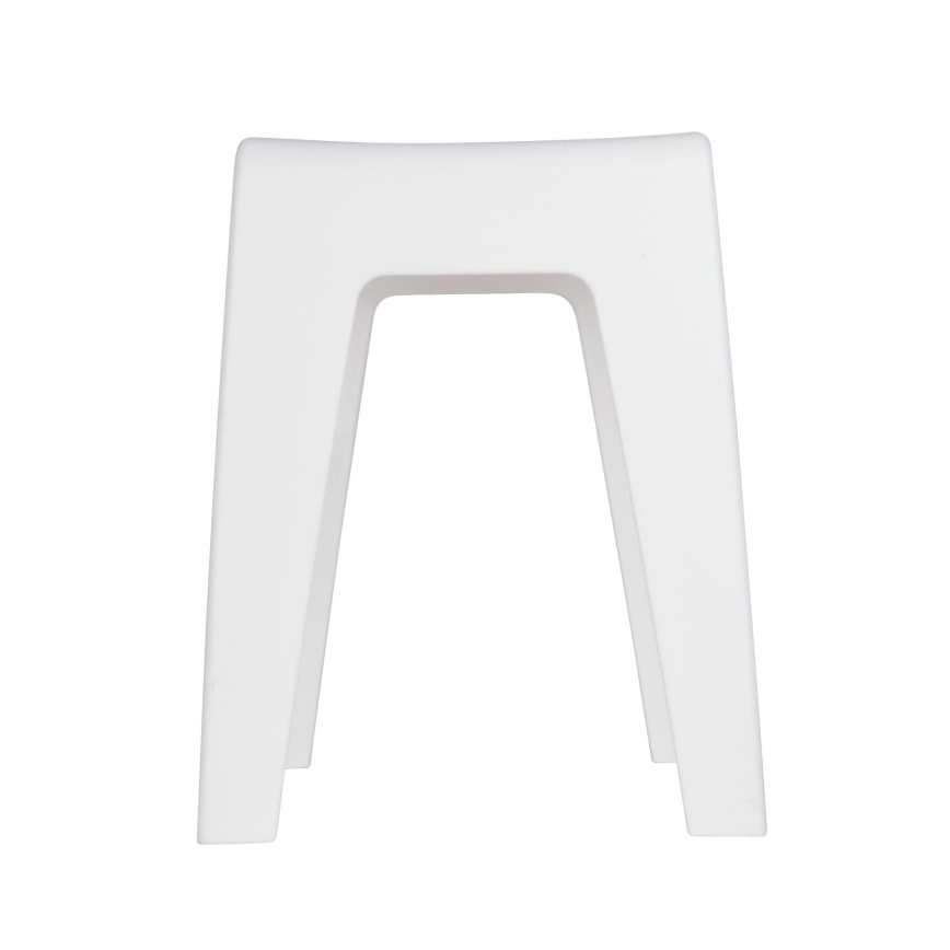 WENKO 22943100 - Banqueta KUMBA 38x47 cm branca