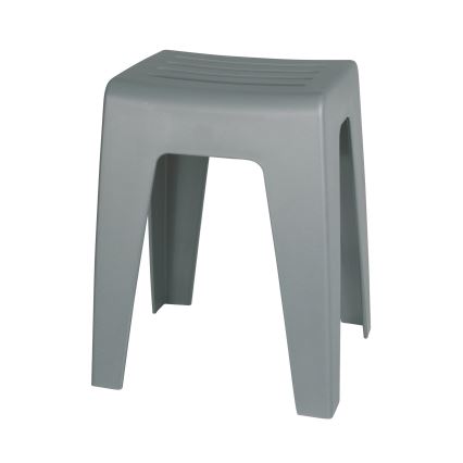 WENKO 22944100 - Banqueta KUMBA 38x47 cm cinzenta