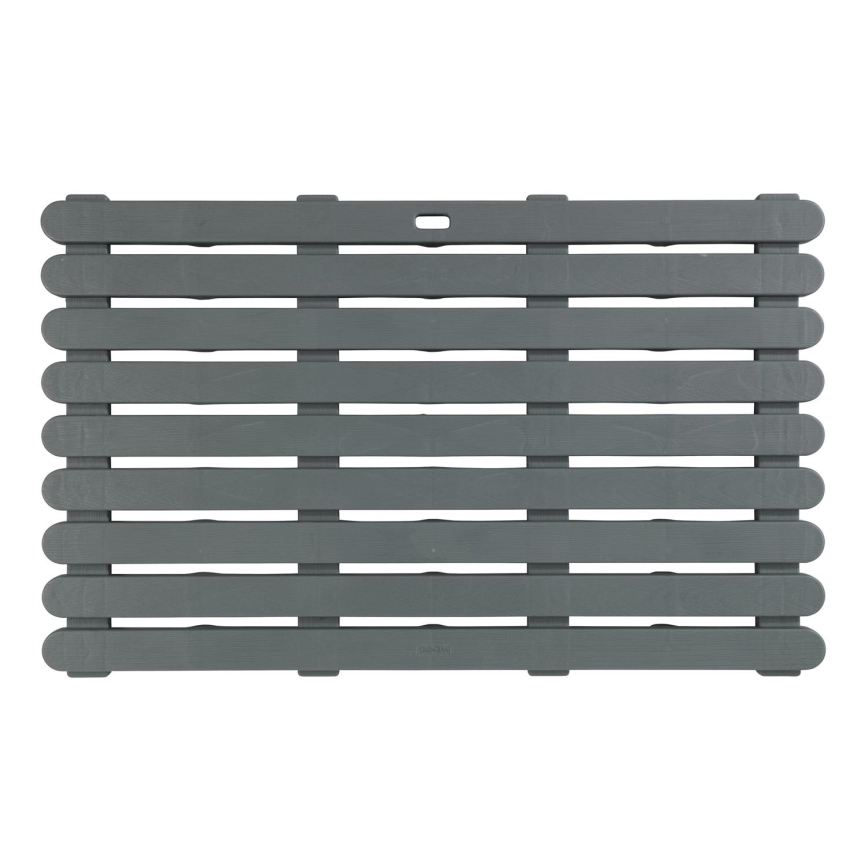 WENKO 22948100-Capacho INTERIOR & EXTERIOR 50x80 cm cinzento