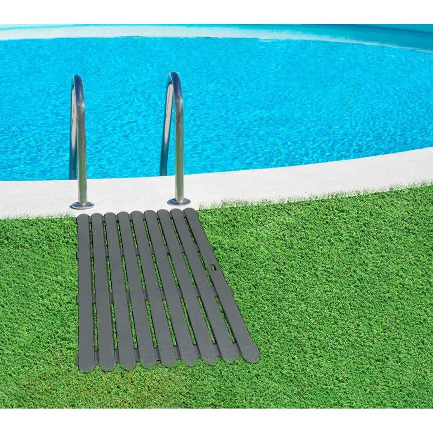 WENKO 22948100-Capacho INTERIOR & EXTERIOR 50x80 cm cinzento