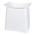 WENKO 22949100 - Banqueta WING 45x48 cm branca/preta