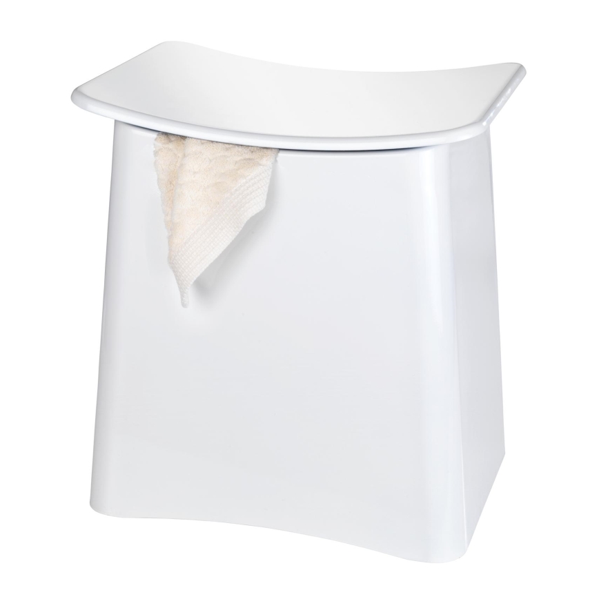 WENKO 22949100 - Banqueta WING 45x48 cm branca/preta