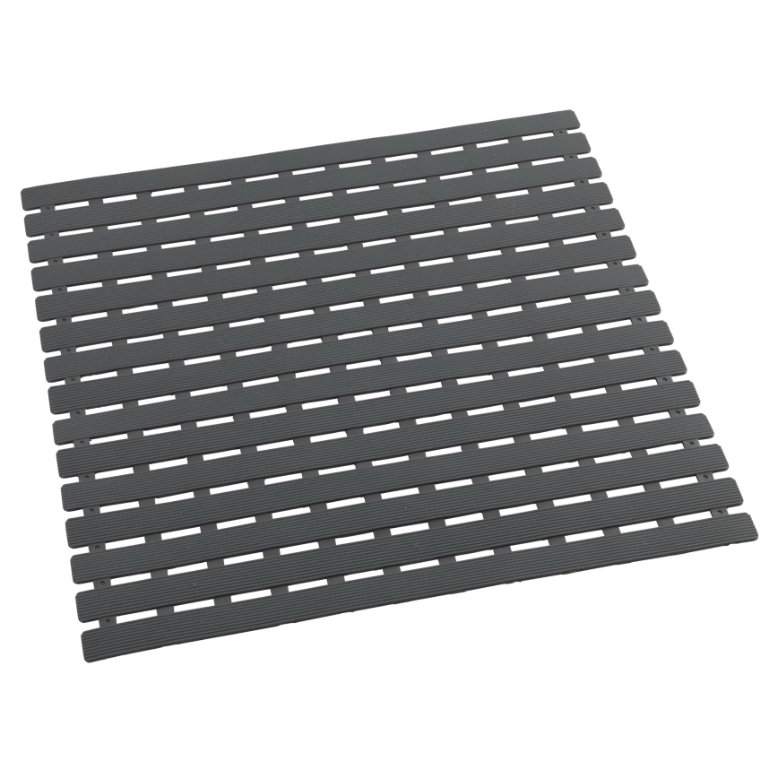 WENKO 23125100-Tapete de duche ARINOS 54x54 cm cinzento/cinzento