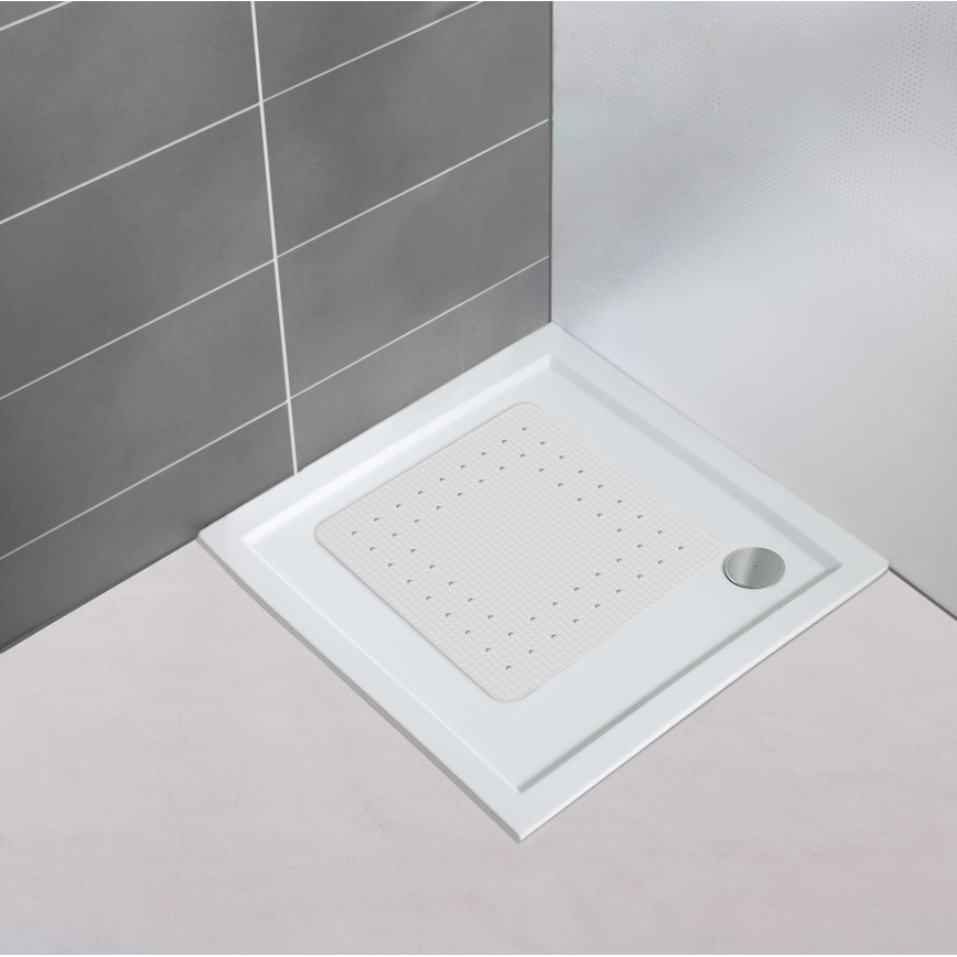 WENKO 23135100-Tapete de duche MIRASOL 54x54 cm branco