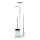 WENKO 23364100 - Escova para WC DEBAR 21x70,5 cm aço inoxidável/acetinado/branco