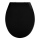 WENKO 23443100-WC assento para WC KOS 44x37 cm preto/prateado