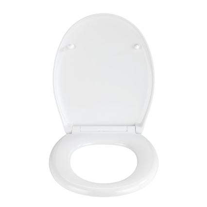 WENKO 23571100-WC Assento para WC, 300/350 KG, 44,5 x 37 cm, multicolor/prateado