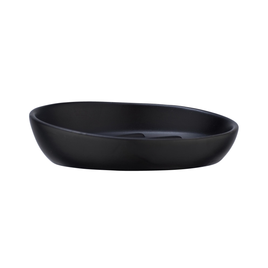 WENKO 23653100 - Saboneteira BADI 11,5x3 cm preta