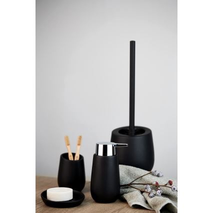 WENKO 23654800 - Escova sanitária BADI 13,5x38 cm preta