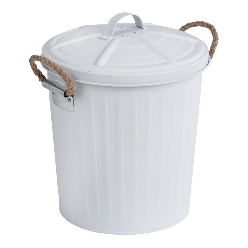 WENKO 23703100 - Cesto GARA 24x28,5 cm branco