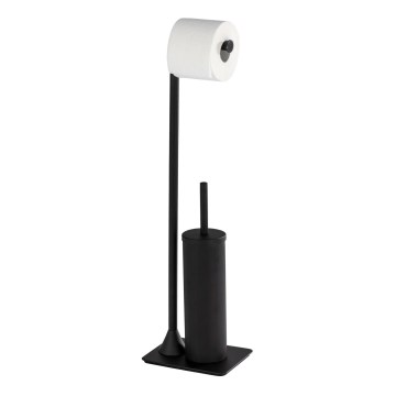 WENKO 23710100 - Escova de WC HELLA 15x69 cm preta