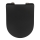 WENKO 23827100-WC assento de sanita SEDILO 45,2x36,2 cm preto/prateado