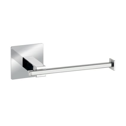 WENKO 23859800 - Suporte de papel higiénico TURBO-LOC QUADRO ED 16,5x6,5 cm em aço inoxidável