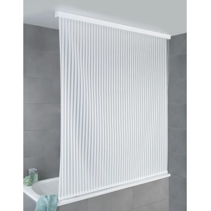 WENKO 23864100 - Cortina de duche em rolo 132x240 cm branca