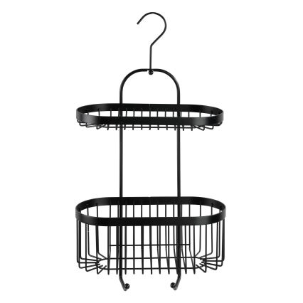 WENKO 23880100 – Prateleira CLASSIC PL. SCHWARZ 26,5x47 cm preta