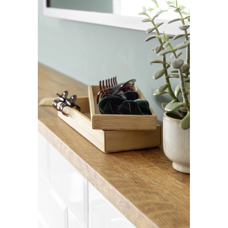 WENKO 23917100 - Caixa TERRA 24x10 cm castanha