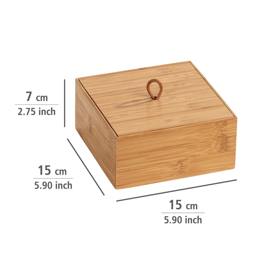 WENKO 23923100 - Caixa TERRA 15x7 cm castanha