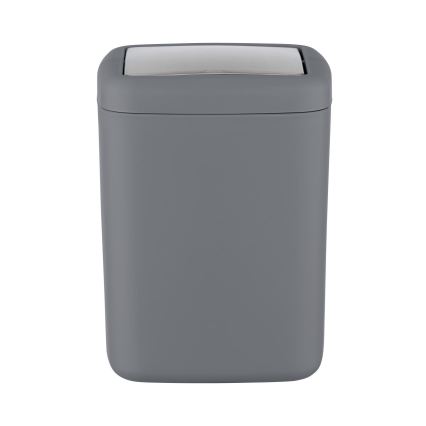 WENKO 23979100 - Cesto de lixo BARCELONA 15x20 cm antracite/cromado brilhante