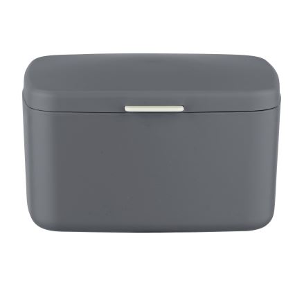 WENKO 23981100 - Caixa BARCELONA 19,5x16 cm antracite/cromado brilhante