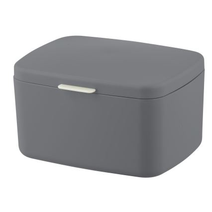 WENKO 23981100 - Caixa BARCELONA 19,5x16 cm antracite/cromado brilhante