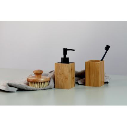 WENKO 23984100 - Dispensador de sabão PADUA 210 ml castanho/preto