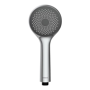 WENKO 23991100 - Cabeça de duche Sistema de poupança de água 9,5x9,5 cm cromado brilhante/cinzento