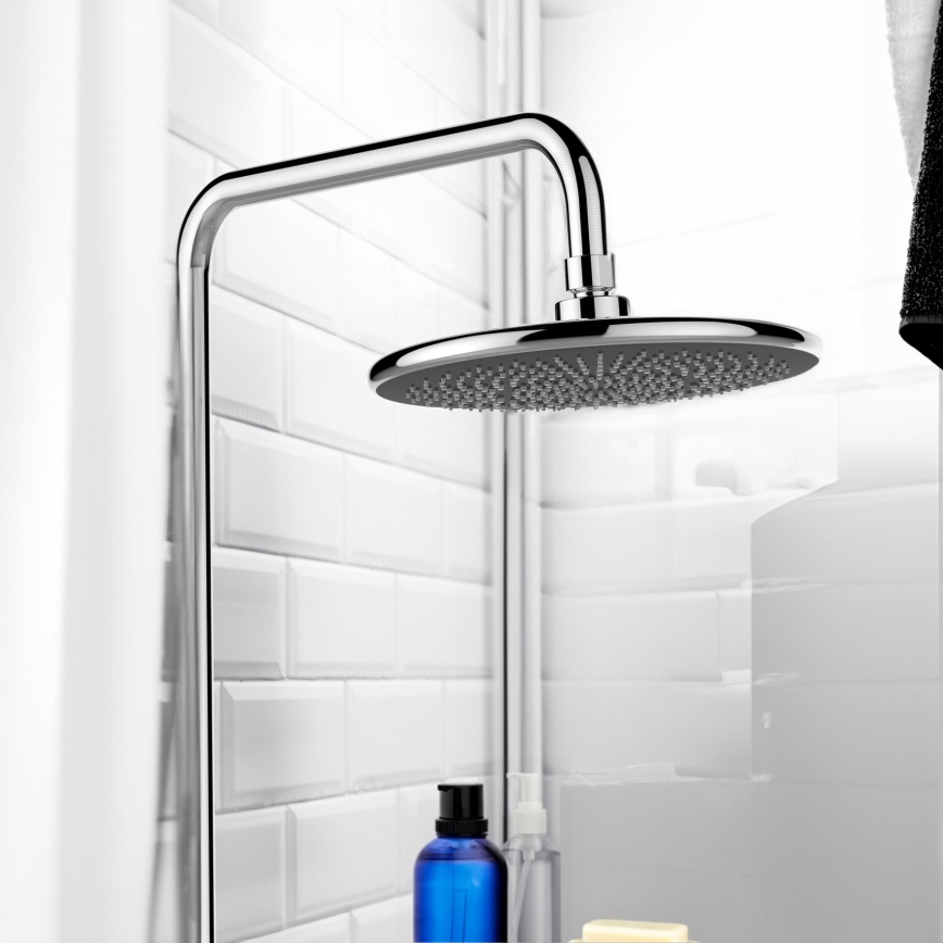 WENKO 23998100 - Cabeça de duche WATERSAVING SYSTEM 22,5 x 22,5 cm, cromado brilhante