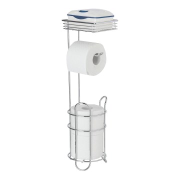 WENKO 24074800 - Suporte para papel higiénico 16x59 cm cromado brilhante
