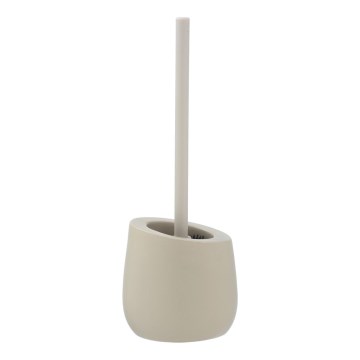 WENKO 24136100 - Escova para WC BADI 13,5 x 38 cm, bege