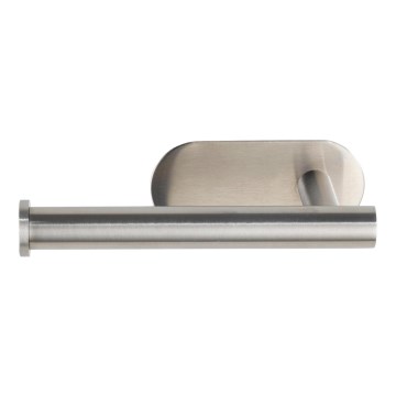 WENKO 24166100 - Suporte para papel higiénico TURBO-LOC OREA MATT 16x7 cm aço inoxidável/prateado