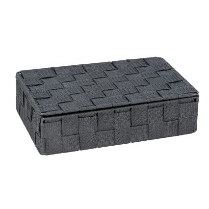 WENKO 24223100 - Cesto ADRIA 26x17 cm cinzento/antracite