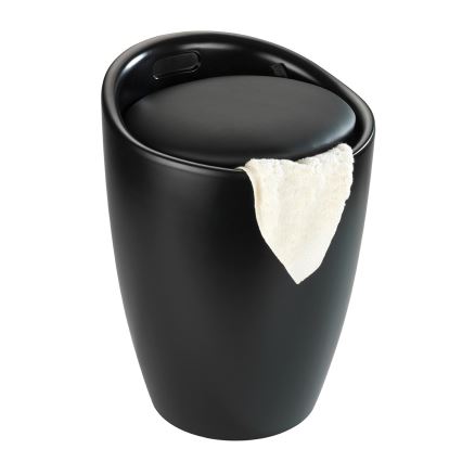 WENKO 24229100 - Banqueta CANDY 36x50,5 cm preta