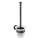 WENKO 24243100 - Escova para WC BOSIO BLACK 10x35 cm aço inoxidável/prateado/acetinado