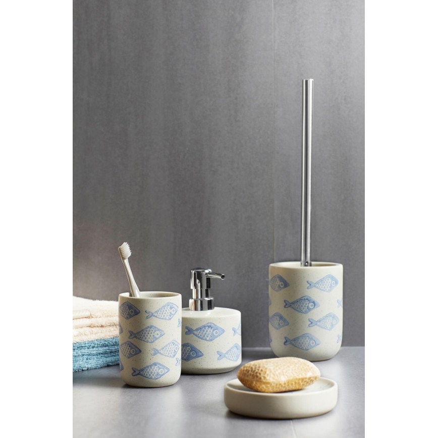 WENKO 24313100 - Escova sanitária AQUAMARIN 10x40 cm bege