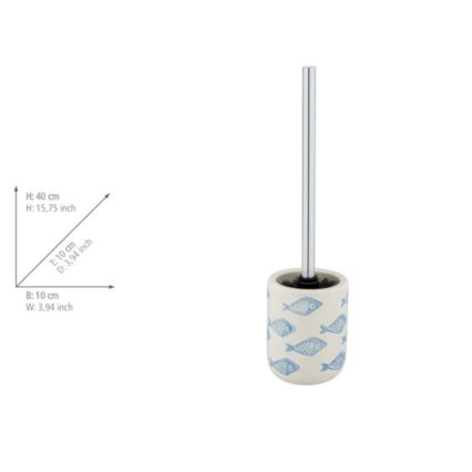 WENKO 24313100 - Escova sanitária AQUAMARIN 10x40 cm bege