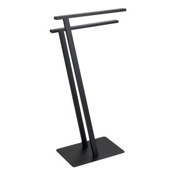 WENKO 24396100 - Suporte para toalhas LIRIO 20x40 cm preto