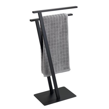 WENKO 24396100 - Suporte para toalhas LIRIO 20x40 cm preto