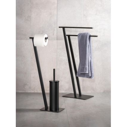 WENKO 24396100 - Suporte para toalhas LIRIO 20x40 cm preto