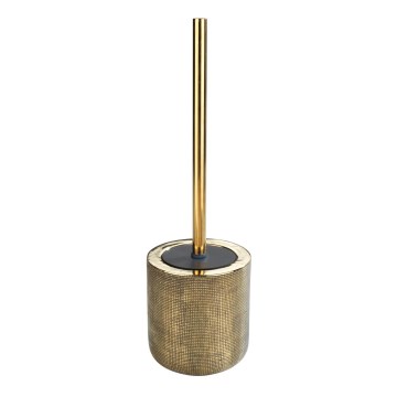 WENKO 24403100 - Escova de WC RIVARA 11,5x40 cm dourada