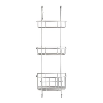 WENKO 24422100 - Prateleira OLESI 22,5x70 cm aço inoxidável/prateada
