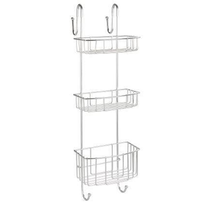 WENKO 24422100 - Prateleira OLESI 22,5x70 cm aço inoxidável/prateada