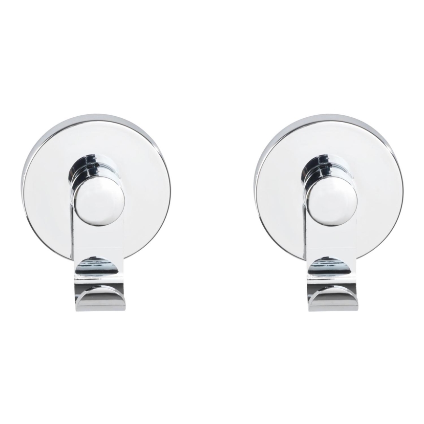 WENKO 24466100-Gancho VACUUM-LOC 6x7 cm cromado brilhante