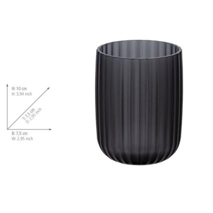 WENKO 24489100 - Copo AGROPOLI 7,5x10 cm cinzento