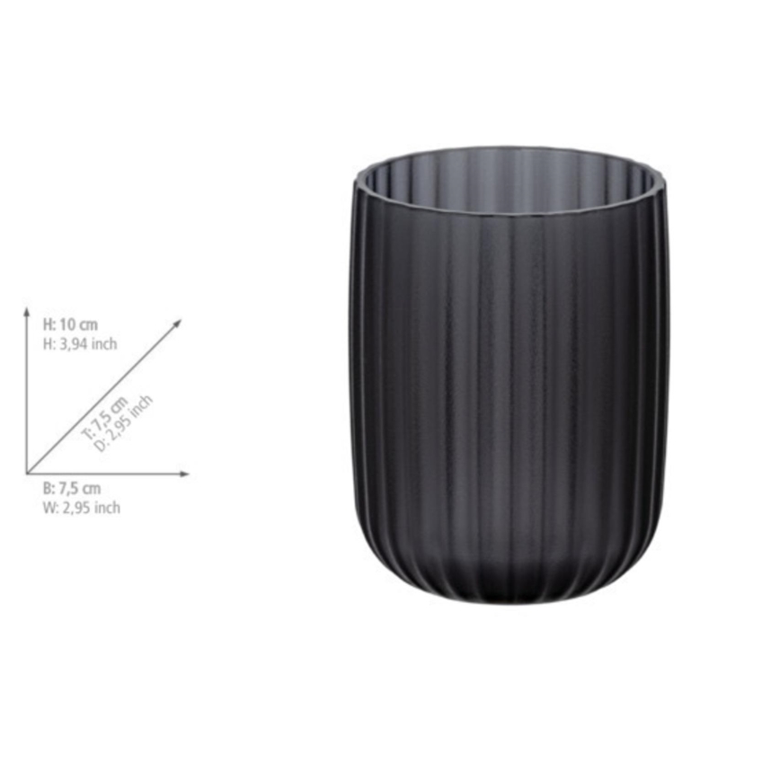 WENKO 24489100 - Copo AGROPOLI 7,5x10 cm cinzento