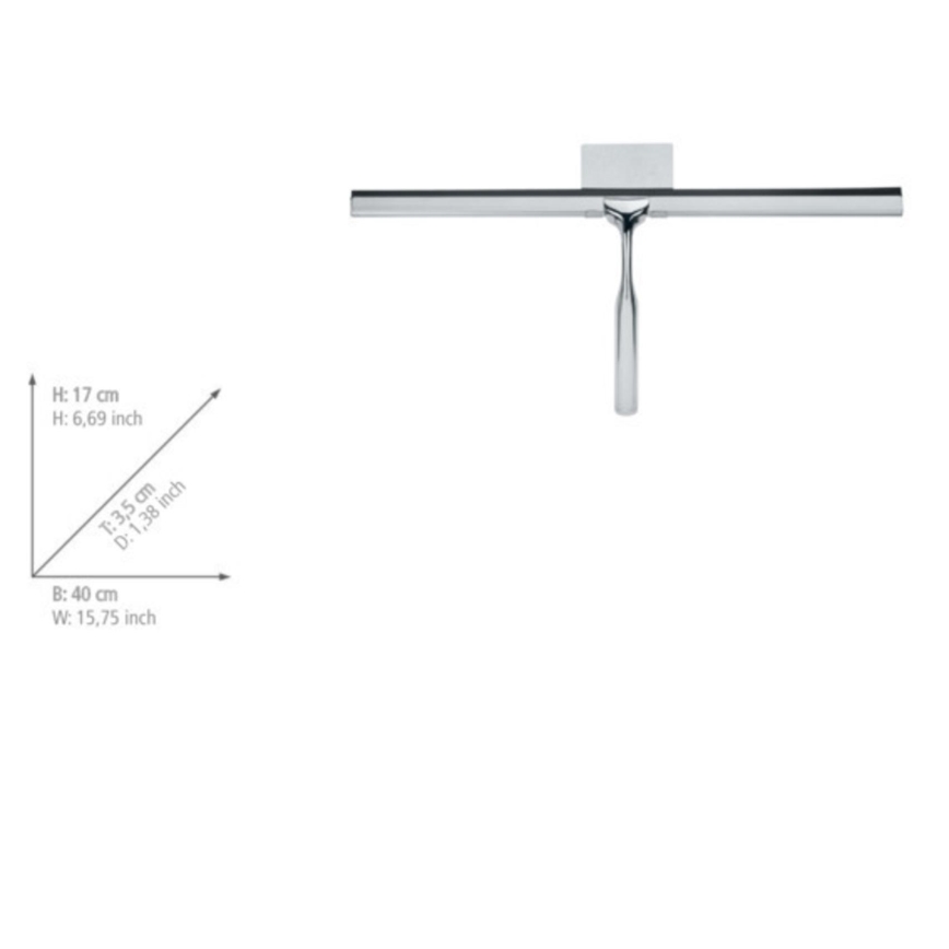 WENKO 24506100 - Rodo TERNI 40x17 cm cromado brilhante