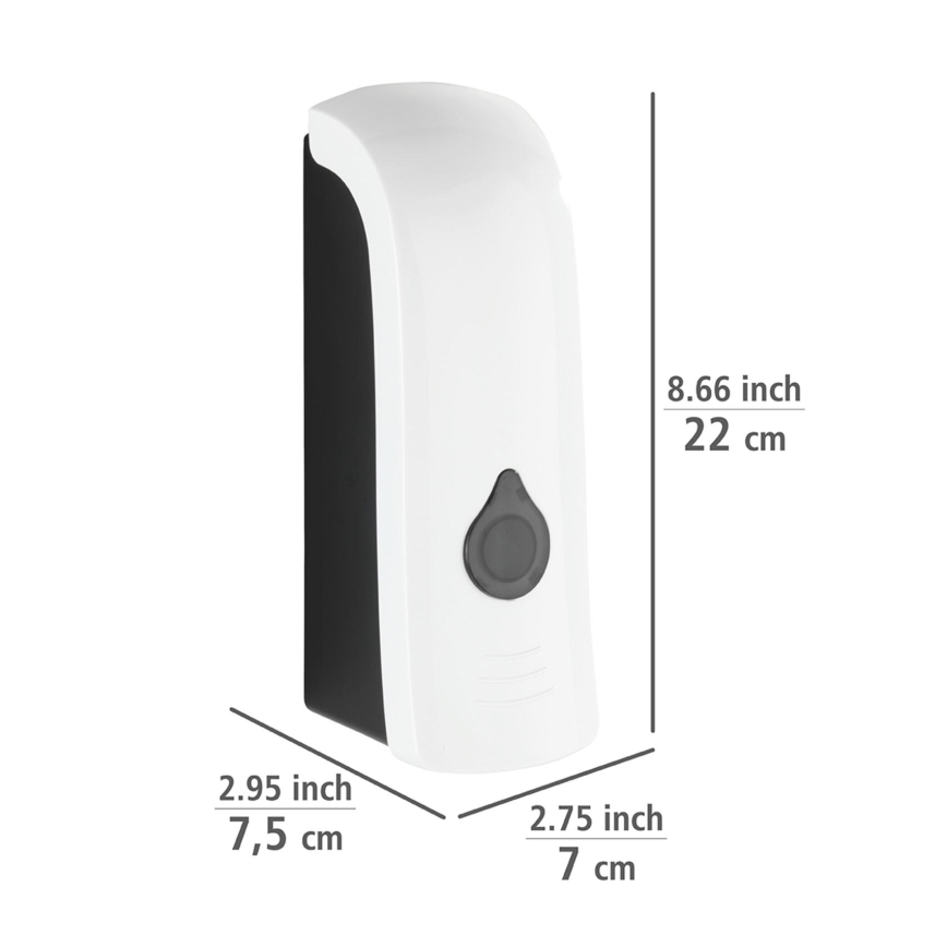 WENKO 24588100-Dispensador de sabão RANERA 740 ml branco/preto