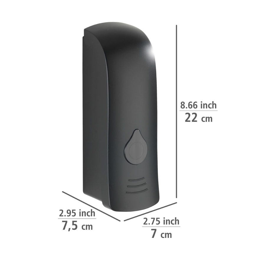 WENKO 24589100-Dispensador de sabão RANERA 740 ml preto